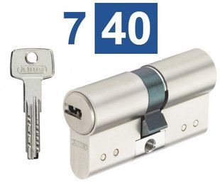 Циліндр ABUS D15 (АБУС Д15) 80 мм (40x40) ключ-ключ нікель 40-0017531 фото