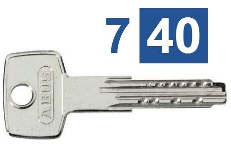 Циліндр ABUS D15 (АБУС Д15) 80 мм (40x40) ключ-ключ нікель 40-0017531 фото