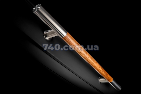 Дверная ручка-скоба WALA P10D Ø30, X=380, L=580 нержавеющая сталь матовая (двухсторонняя) 44-7290 фото