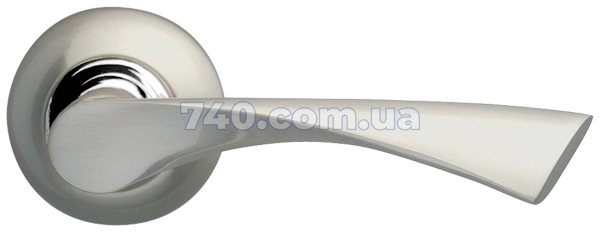 Дверная ручка ARMADILLO Corona LD23-1SN/CP-3 матовый никель/хром 40-0018305 фото