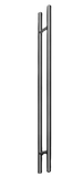 Дверная ручка-скоба SS742 Ø32 мм, А=1200, Б=900 нержавеющая сталь матовая (двусторонняя) 45-922 фото