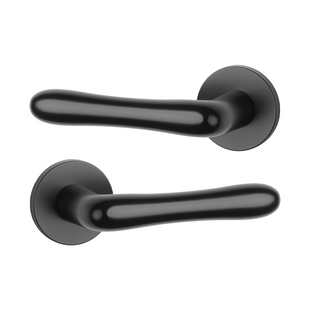 Дверна ручка APRILE Cynia R 7S AT чорний матовий BLACK 49-1054 фото