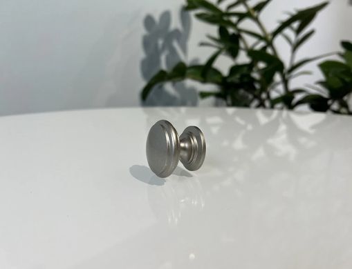 Ручка кнопка Fadex mod.805 Round D32. N02 - никель матовый 43-009845315 фото