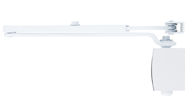 Доводчик накладной RYOBI 1200 D-1200 WHITE BC STD_ARM EN_2/3/4 80кг 1100мм FIRE 44-4329 фото