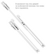 Тяга ABLOY DC197 STD_ARM WHITE білий 44-4290 фото 4