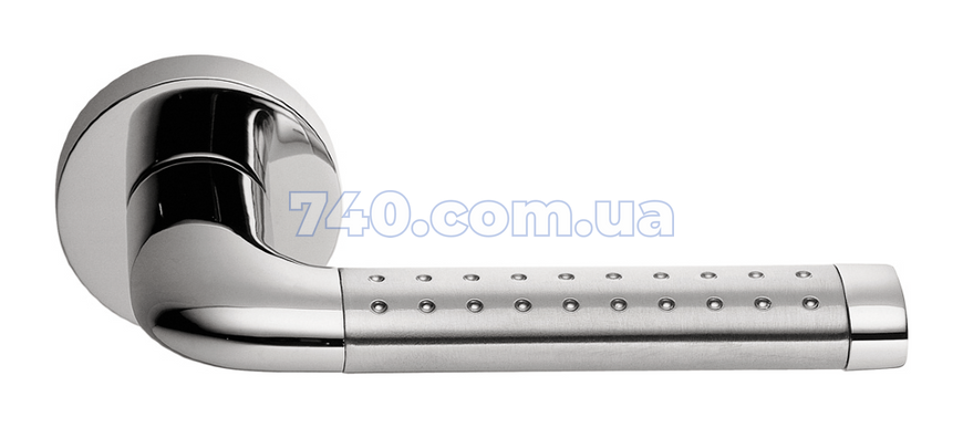 Дверна ручка Colombo Design Tailla хром / матовий хром 40-0008824 фото