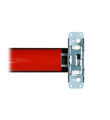 Ручка TESA для евакуаційного виходу врізний QUICK1E909 NR 900мм 9x9мм N: black (RAL 9005)/ R: red (RAL 3000) 44-8736 фото
