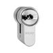 Цилиндр WILKA 3605 Carat S (30x30T) ключ-тумблер матовый никель 49-480 фото 5