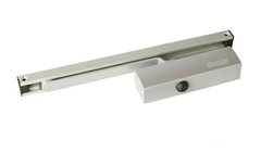 Дверний дотягувач Geze TS 1500 EN 1/2 до 40 кг ковзна тяга, сріблястий (114669 + 101885) 40-0009626 фото