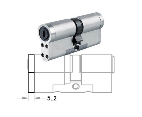 Сердцевина EVVA ICS DZ SSW 31/36 NI 3k 000006647 фото
