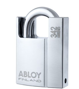 Замок висячий Abloy PL342 Sentry BA66EE 2key str_b nr_shackle 25мм 10мм box 44-3447 фото