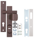 Фурнітура захисна ROSTEX R1/R4 R fix-mov din Plate 85мм Фарба_коричнева_антік 22мм 38-55мм 3клас Hranate/804 Brown Комплект 44-1383 фото 7