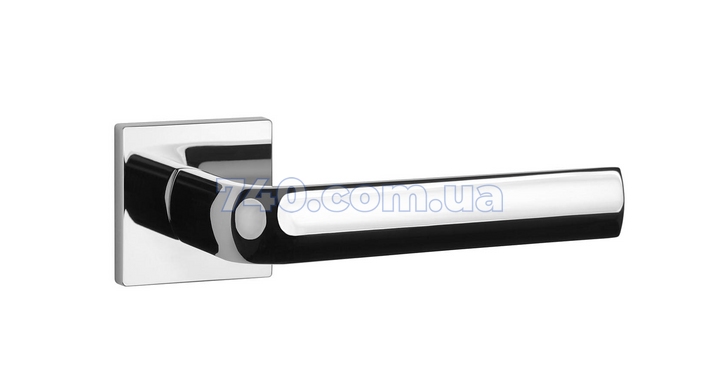 Дверна ручка APRILE Mela Q 7S AS полірований хром (тонка розетка) 40-09907836 фото