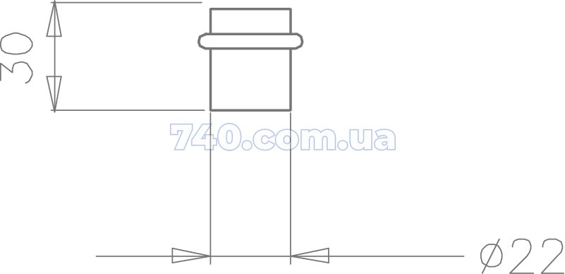 Відбійник дверний підлоговий TUPAI 1699 нержавіюча сталь 40-0037126 фото