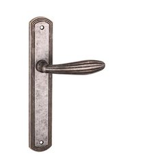 Дверна ручка на планці Tupai SOFIA 1911 античне срібло без отвору 40-0191177 фото