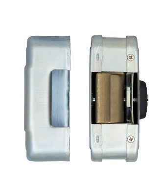 Замок электромеханический VIRO V90 BS70мм T3/T4 DIN 12VAC NC GATE накладной, открывание наружу SS AA-0034074 фото