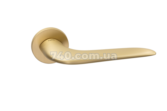 Дверная ручка Tupai 4163R 5S матовое золото 44-8374 фото