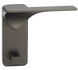 Ручка дверна на планці під циліндр LINDE LEDO Z-1500-96 MA матовий антрацит 44-1184 фото 1