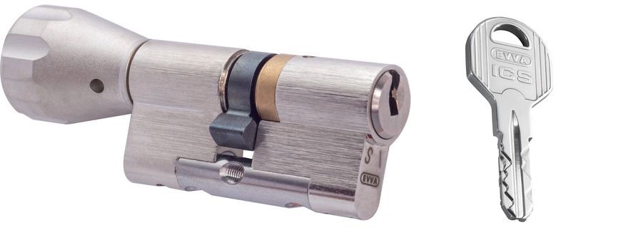 Сердцевина EVVA ICS KZ TAF 46/K46 NI 3k 000007992 фото