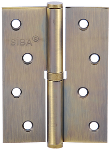 Дверная петля правая SIBA стальная 100 мм 1BB, античная бронза AB 49-3330 фото