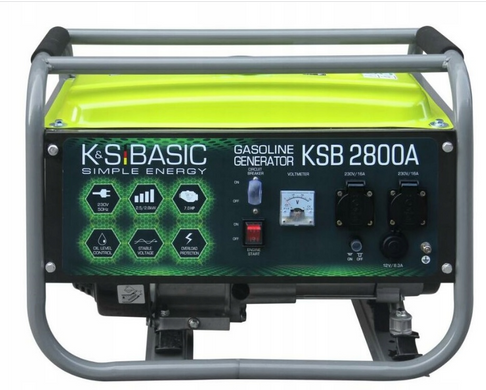 Бензиновьій генератор K&S BASIC KSB 30A , 2800A, max 2.8 кВт 80-0001 фото