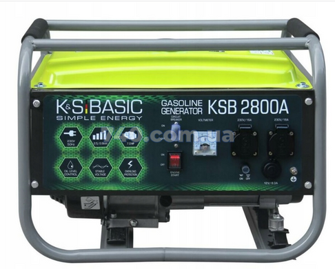 Бензиновий генератор K&S BASIC KSB 30A , 2800A, max 2.8 кВт 80-0001 фото