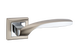 Дверная ручка MVM Teza Z-1325 матовый никель/полированный хром 40-001325 фото