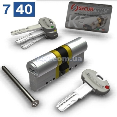 Цилиндр Securemme K5 62 (31х31) ключ ключ 40-0029621 фото