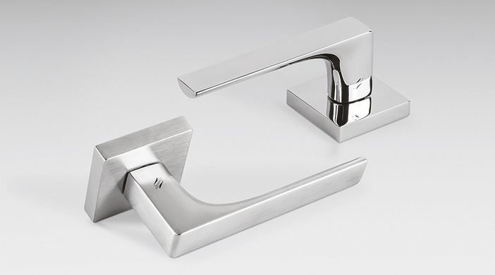 Дверная ручка Colombo Design Robocinque S ID 71 матовый хром 40-0597289 фото