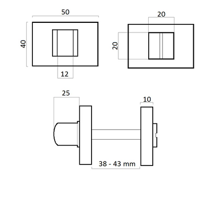 WC - накладка Forme Fixa Icon. N02 - никель матовый 44-8440 фото