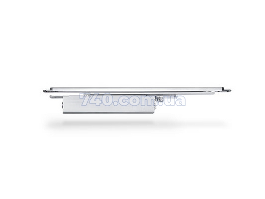 Дверний дотягувач врізний Geze BOXER EN 2-4 до 130 кг з тягою з фіксацією, сріблястий (99728+95141) 45-575 фото