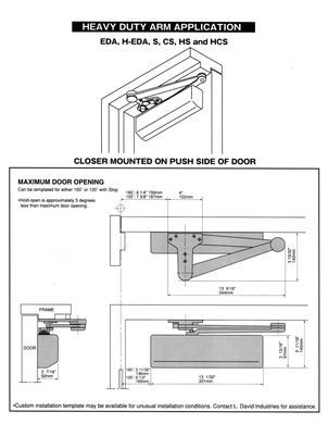 Дотягувач накладний RYOBI 4550 DS-4550 WHITE BC/DA STD_HO_ARM EN_2-7+ до_200кг 1600мм 40-0002930 фото