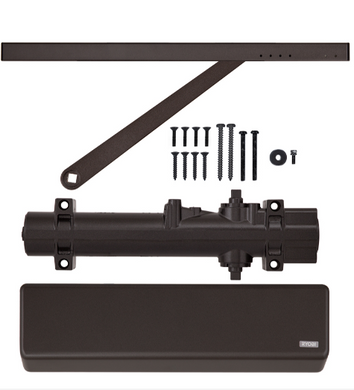 Доводчик накладной RYOBI 4550 DS-4550T DARK_BRONZE BC/DA SLD_HO_ARM EN_1-5 до_100кг 1250мм 40-0020334 фото