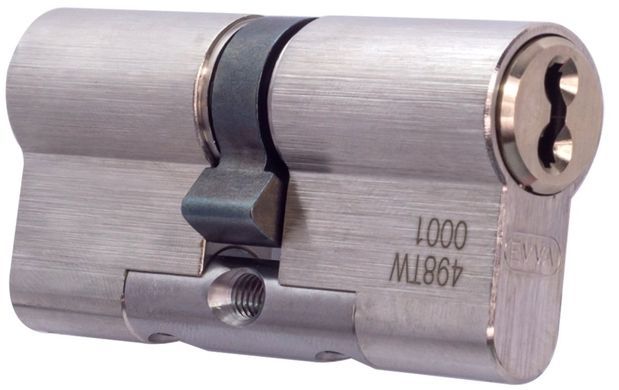 EVVA 4KS DZ 31/31 NI 3 ключі, циліндр дверний 55-71 фото