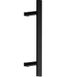 Дверная ручка-скоба WALA М304 QA45RX (40X20), X=200, L=300 черный матовый (односторонняя) 44-9811 фото 1