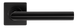 Дверна ручка MVM S-1136 нержавіюча сталь чорна 40-00211365 фото