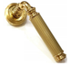 Ручка дверна Fadex Rania 246V. L03 - латунь полированная/ латунь матовая 40-01247884 фото