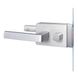 Комплект AGB Vitra B99970.01.01 (ручка+замок) для скляних дверей під WC, анодоване срібло 44-9881 фото 1