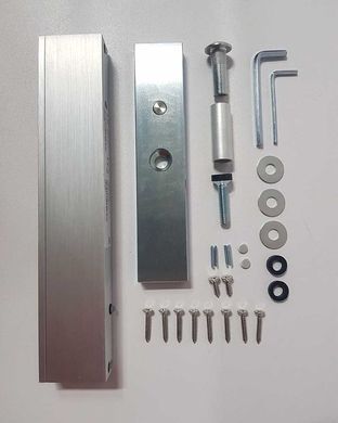 Электромагнит MAG-600SM-----H 600 LBS 12/24 В накладной 272 кг с датчиком положения двери 50-1625 фото