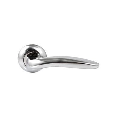 Дверна ручка COMIT Grand R59 хром R ф/з квадрат 170 мм 55862 фото