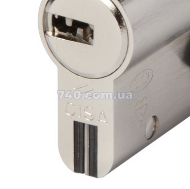 Дверной цилиндр Cisa Astral S 66 мм (33х33) ключ-ключ, латунь. 40-0038356 фото