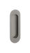 Ручка для раздвижных дверей STERK 1717 овальная базальт PVD 49-1448 фото