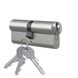 Цилиндр MEDOS 60 мм (30x30) ключ-ключ сатин никель 40-056766 фото 1