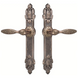 Дверная ручка на планке UNO BAROCCO BELLE 840 античная бронза без отверстия 49-510 фото 1