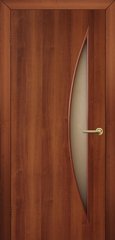 Межкомнатные двери МДФ Омис, модель Парус 600 орех ПО 80-0021594 photo