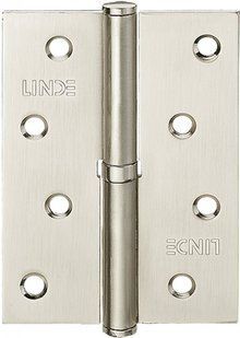 Дверная петля левая Linde H-100L SN матовый никель 44-9080 фото