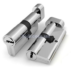 Циліндр FUARO R602 60 мм (30x30Т) ключ-тумблер хром 40-0004848 фото