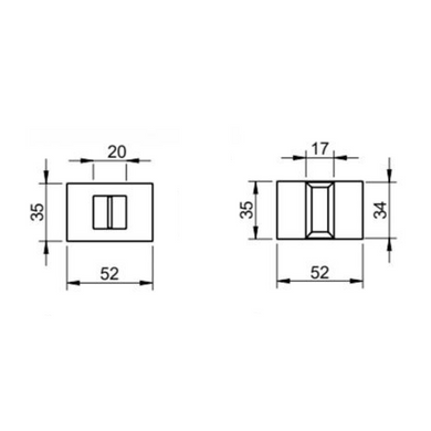 Накладка под WC TUPAI 4086 5RE/152 (6) 60мм белый 49-3021 фото