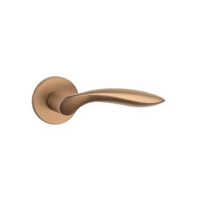 Дверна ручка STILE PULIA R 7S ST світло коричневий LIGHT BROWN(тонка розетка) 50-1233 фото