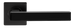 Дверна ручка MVM S-1135 нержавіюча сталь чорна 40-00211355 фото